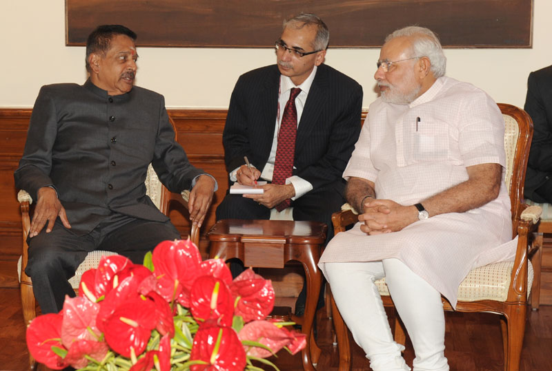 Malaysian Natural Resources and Environment Minister meets Modi